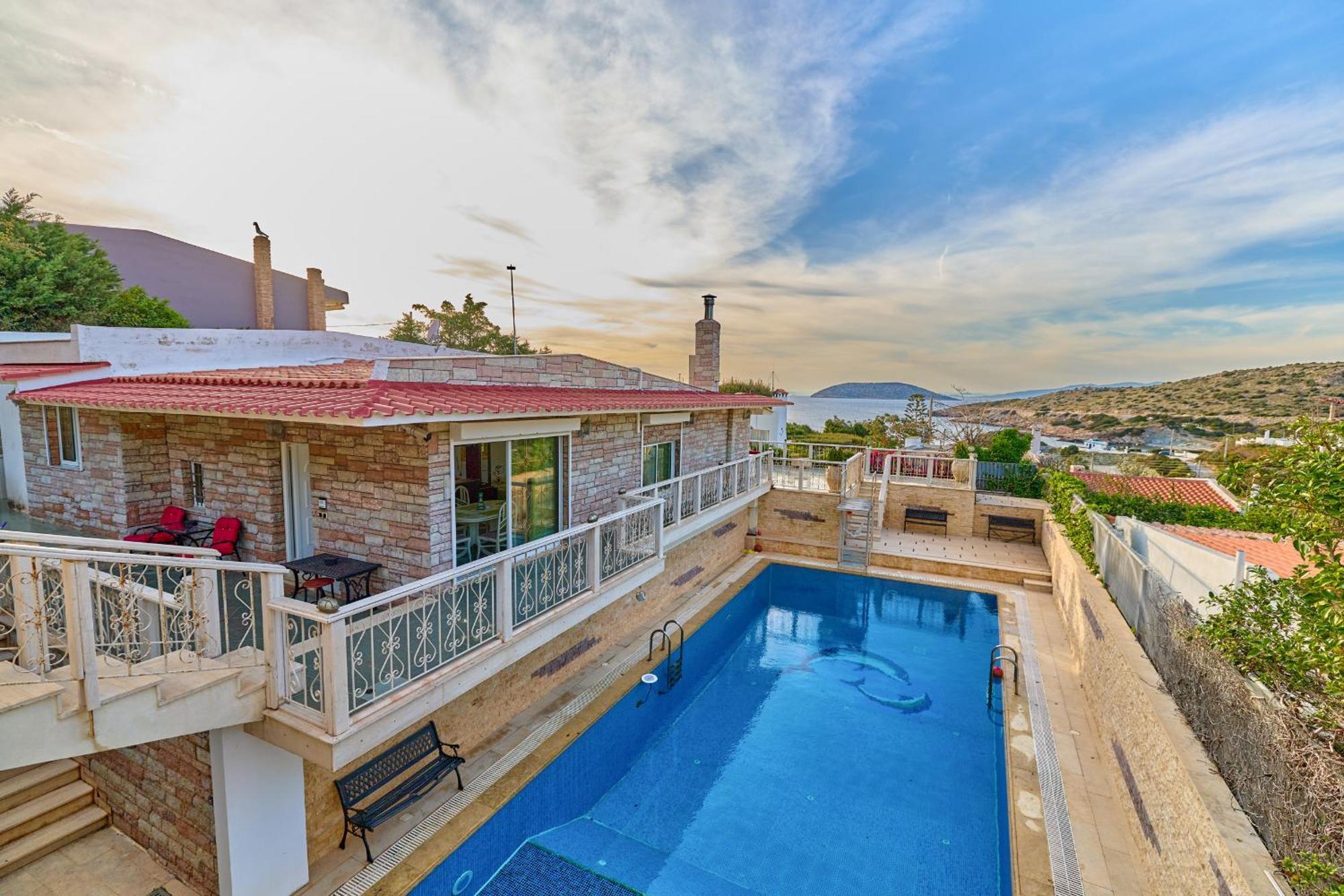The Mardim Villa Sounion Bagian luar foto