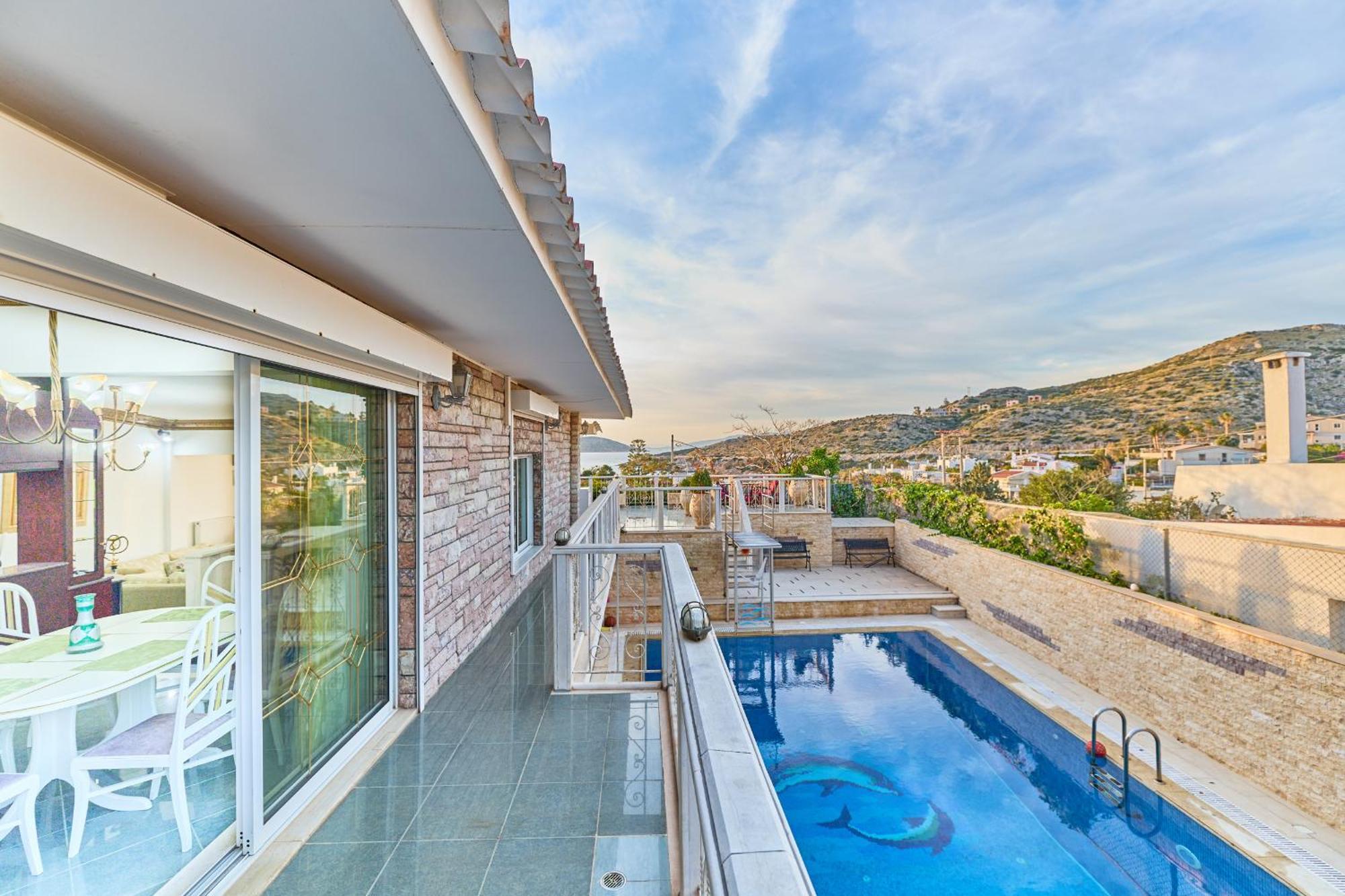 The Mardim Villa Sounion Bagian luar foto