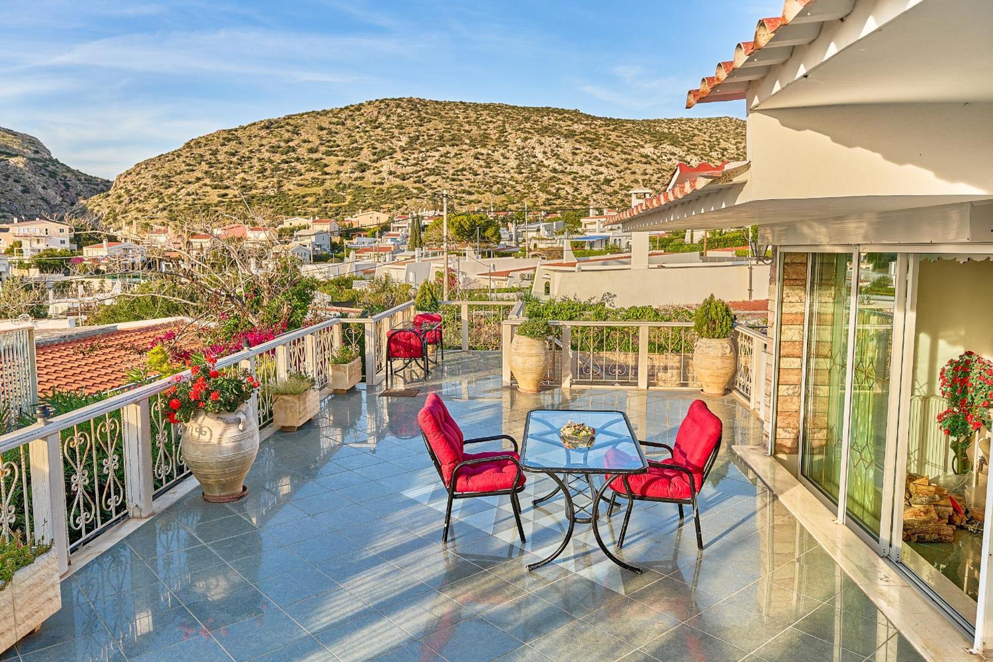 The Mardim Villa Sounion Bagian luar foto